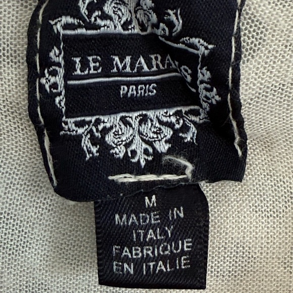 Le Marais Paris dress Silk Lace Tiered Hem Beige Medium - Picture 4 of 9